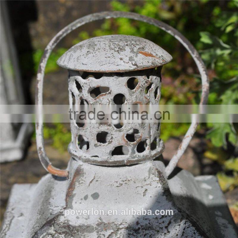 Shabby Chic Style Garden Candle Lantern Outdoor Decoration