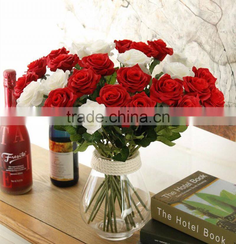 New design vivid silk rose flowers wedding artificial flowers