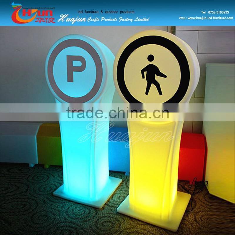 China wholesale plastic led letters light lamp for adverdisement with 16 changeable colors