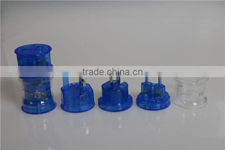 all in one universal international plug adapter world travel SY-02 DC power adapter 1european plug ac switching