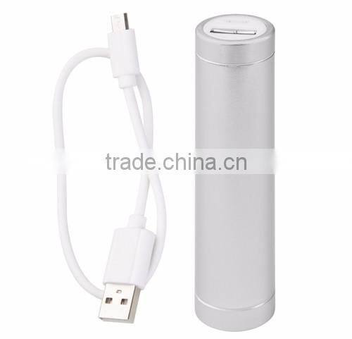 2200mAh mini portable USB power bank cable included