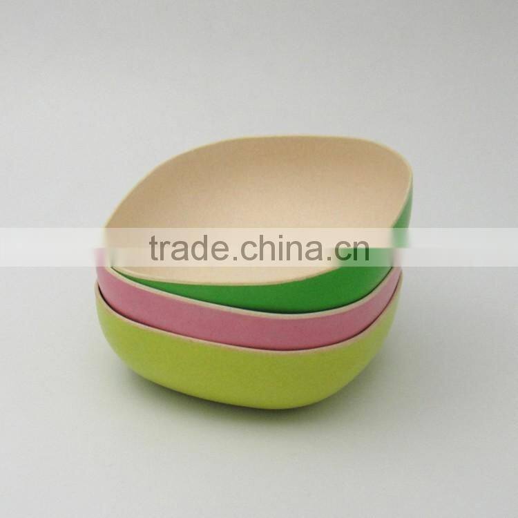 bamboo fiber bio and eco small round bowl