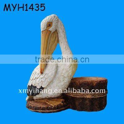 outdoor bronze pelican