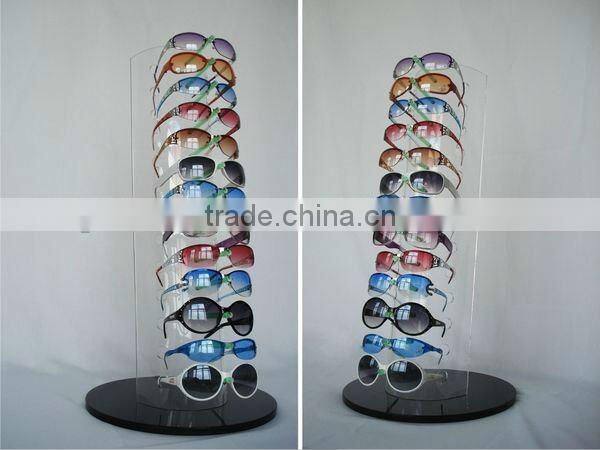 2015modern design Acrylic Sunglasses rack for Shop/cheap acrylic big sunglass display with high quality wholesale price China