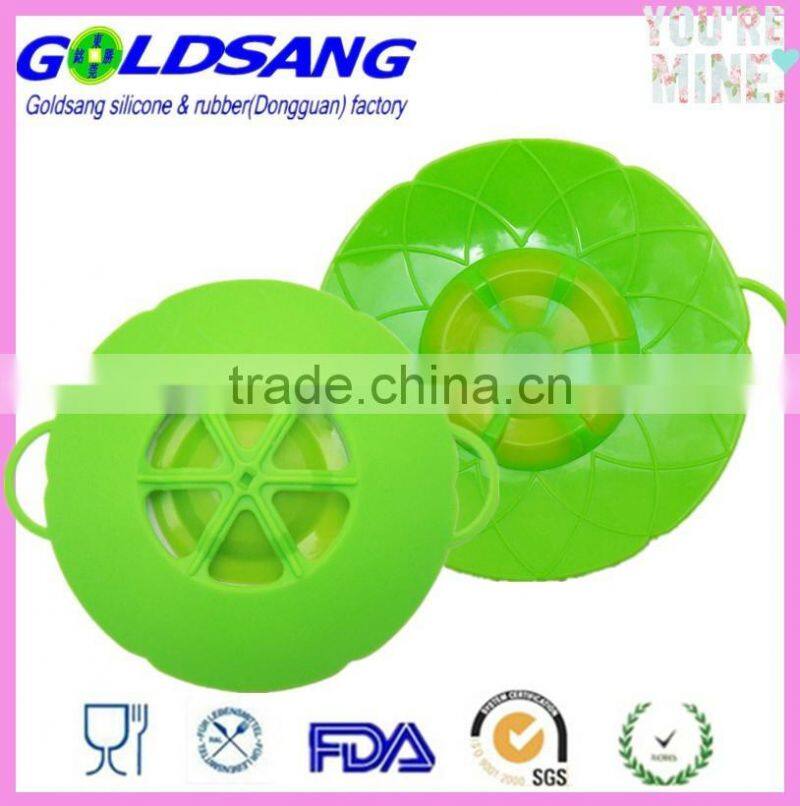 FDA food grade Silicone spill over boil over Lids