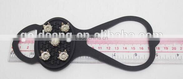 Five teeth Rain and snow weather or leisure fishing anti-skid silicone crampon
