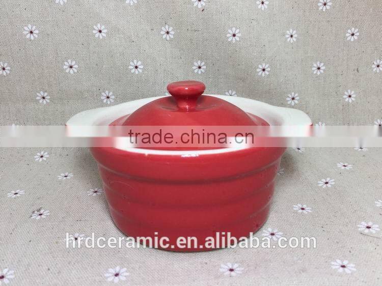 Stocked Industrial ceramic Soup pot Milk Pot Dessert bowl