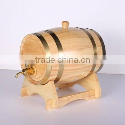 Exquisite handmade wood wine barrel