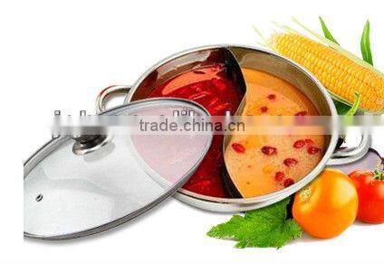 Stainless steel Octagona slag-free hotpot