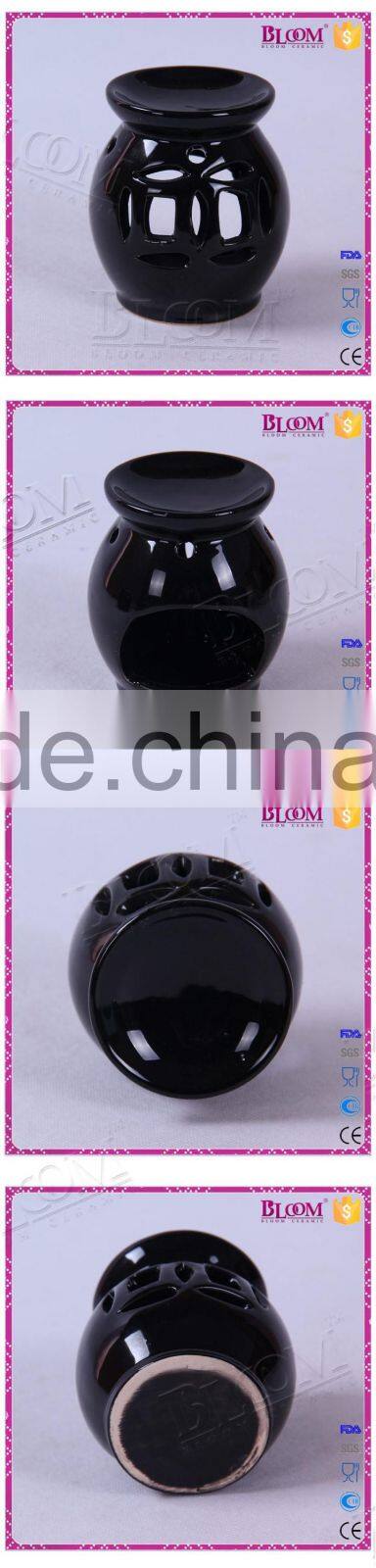 modern desgin ceramic black wholesale oil burners