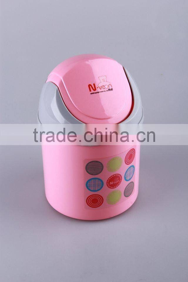 Rubbish Bin Household Garbage Can/Plastic Trash Can