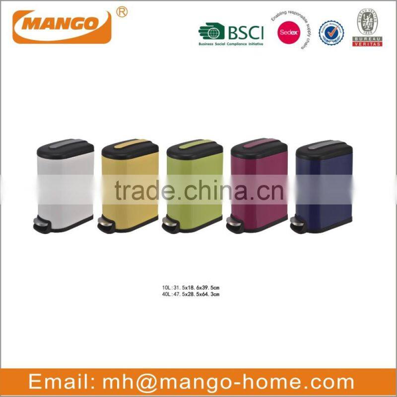 Round Metal Table Mini Trash Can