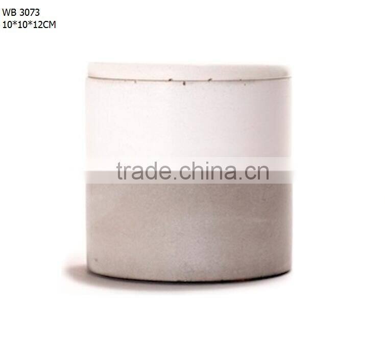 Cement toothbrush holder single minimalist square toothbrush holder