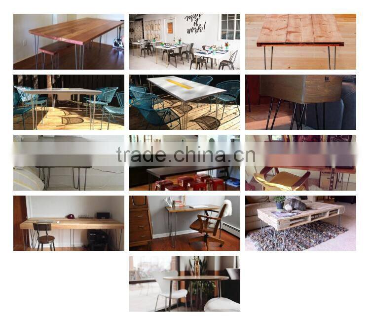 DIY 28" 3rod black hairpin table legs