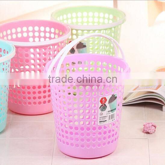 kitchen Houseware plastic garbage bin with handle /rubbish bin/Waste Bin for room/office/home