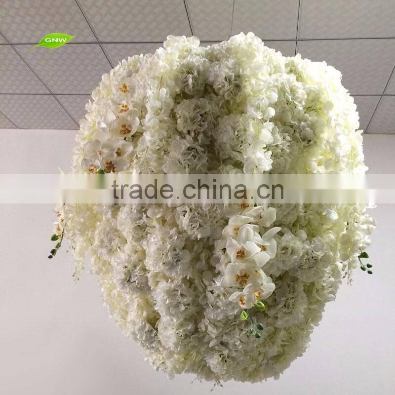 GNW FLA1603004-C Wholesale Wedding arch with Artificial cherry blossom flowers for stage