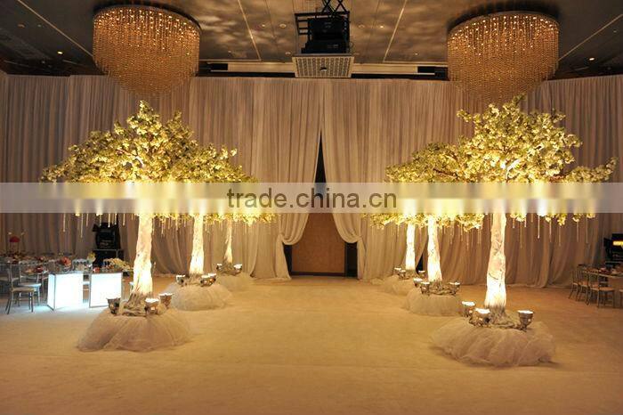 Artificial wedding tree white leaves for party decoration GNW BLS019