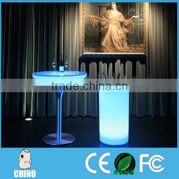 Modern design led furniture portable glowing led table