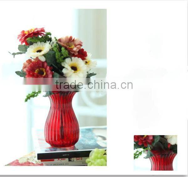 flower vase glass glass bottle flower vase clear tall glass flower vase