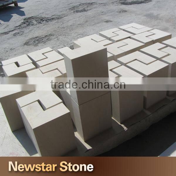 European standard sandstone decorative corner molding decorative molding
