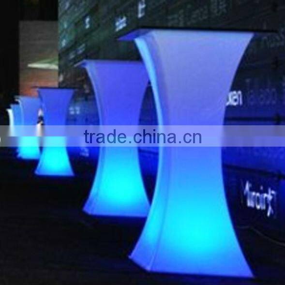 LED illuminated cocktail table/LED cocktail table for events/party