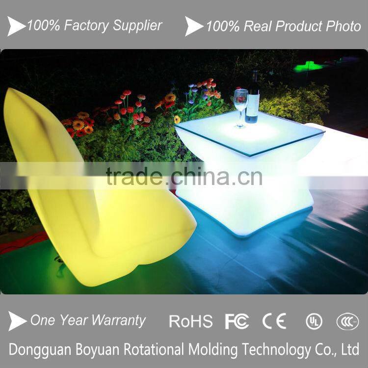Modern Illuminated Color Light Plastic LED Furniture Bar