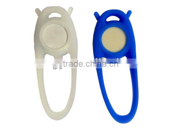 Mini and flexible silicon bicycle light /tail light