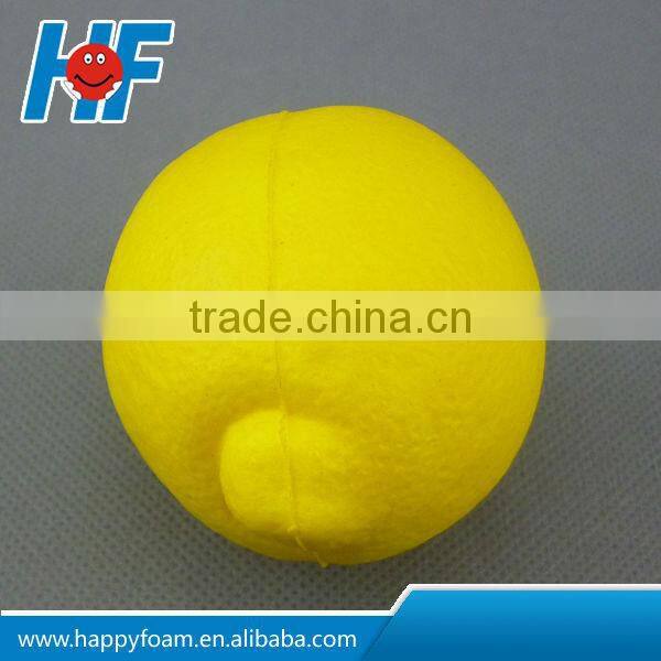pu promotional cheap fruit gifts lemon shape stress ball