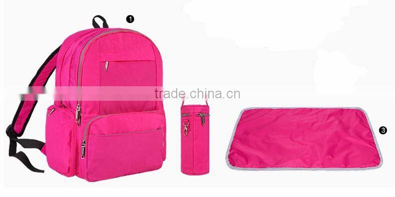 2015 new design multi-functional diaper bag