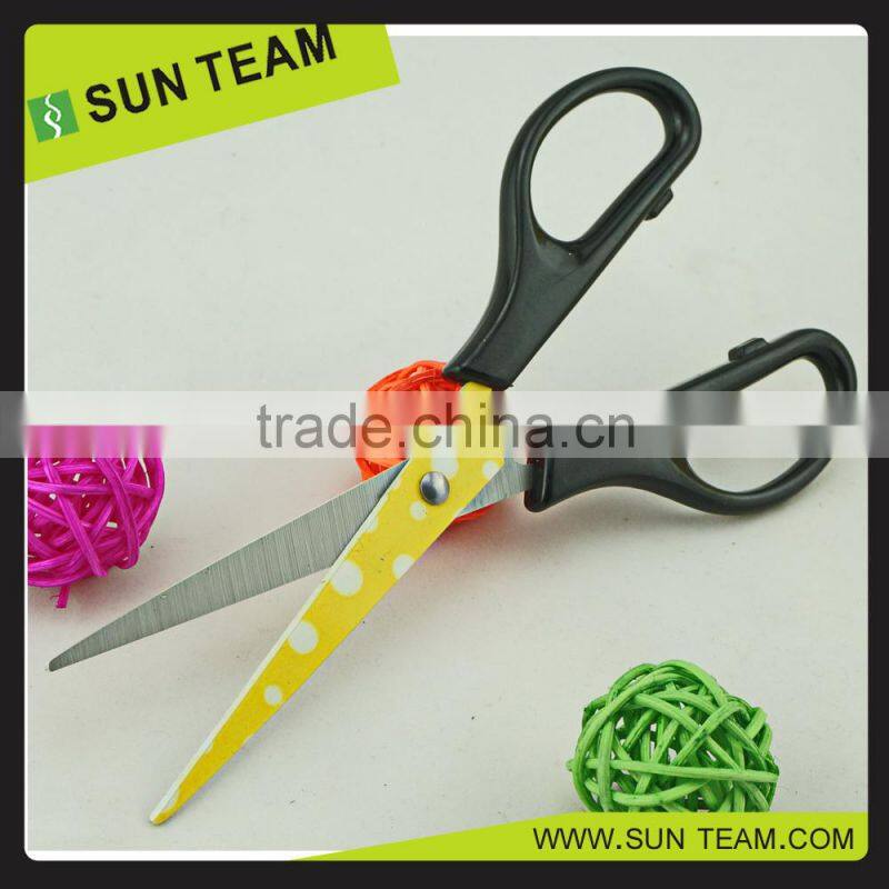 SC136P stainelss steel fabric cutting scissors titanium scissors