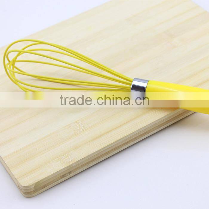 Yellow Nonstick Cookware Silicone Whisk