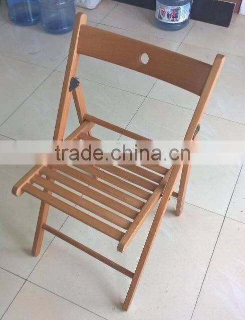 beech wood slat folding chair outdoor foldable chair
