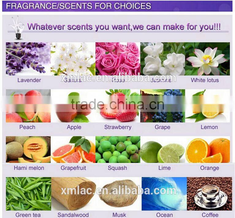 100ml pure aroma scented fragrance oil reed diffuser in glass bottle