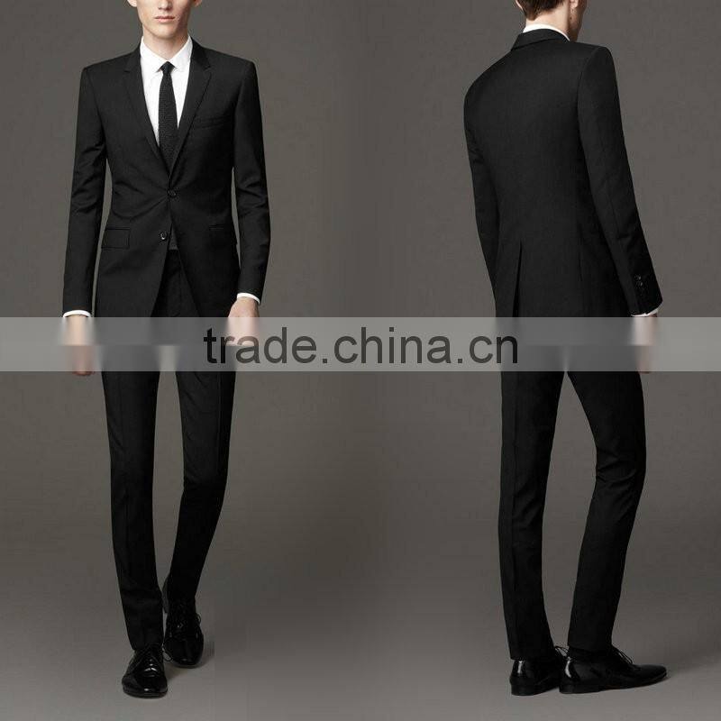 High quality formal business stand collar suits for men
