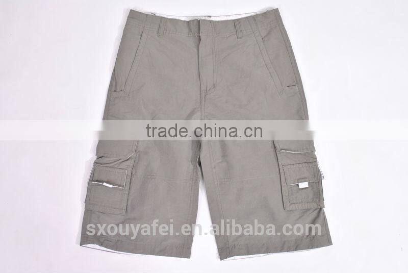 stock shorts of kid's summer wear cotton/rayon cargo shorts for America
