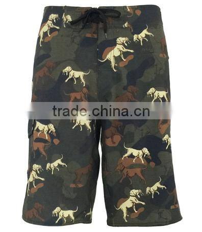 Wholesale board shorts popular style animal print mens shorts