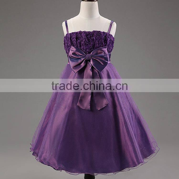 MGOO Imported Elegant Purple Girl Dress Teenagers Girl Dress Rose Formal Wear Fancy Dresses MGT015-7