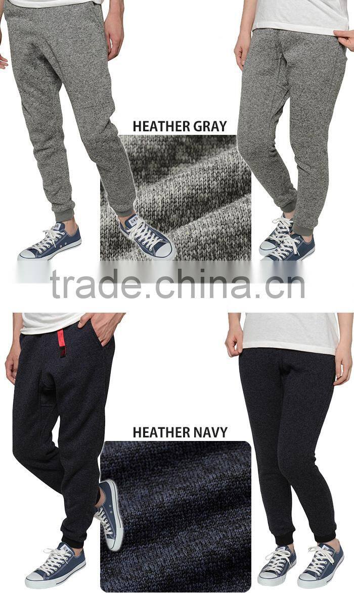 fleece narrow live pants winter warm casual pants for men
