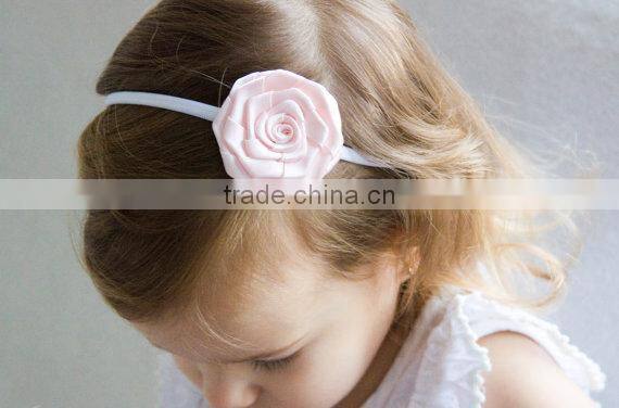 Baby Girl Headband Rose Flower Elastic Hairband Hair Accessories Casual Stylish Headbands