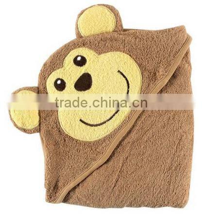 China supplier applique cotton terry pattern super soft fabric for baby blanket