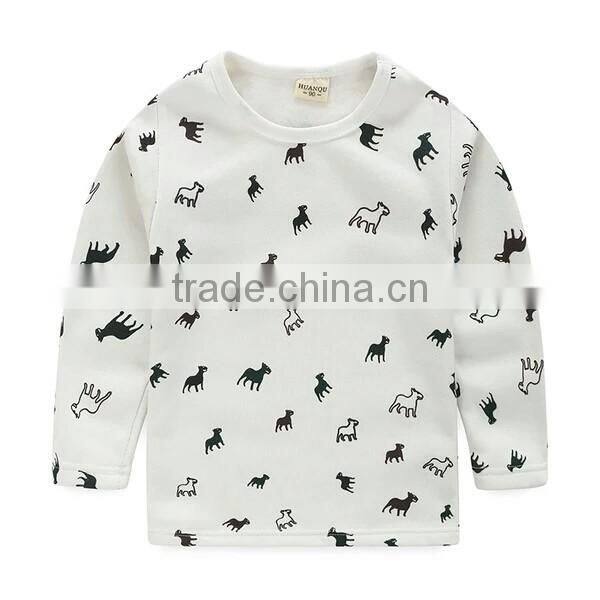 2016 Printed Running Horse Tee Baby Boy Children Clothing T-Shirts 0-24M