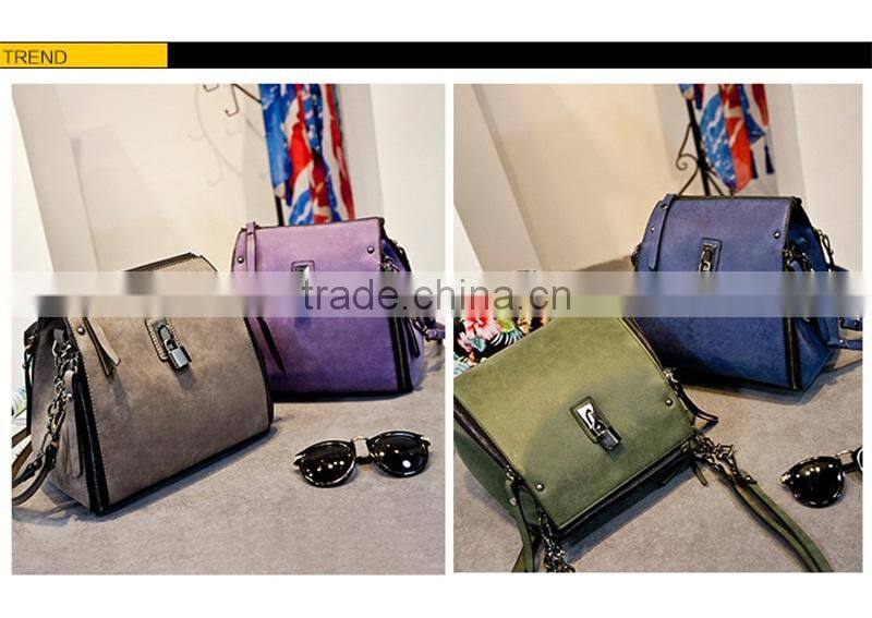 High Quality PU Leather Women Crossbody Bags Fashion Scrub Leather Shoulder Messenger Bag