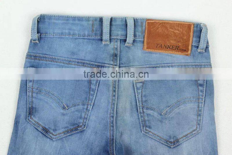 Boys acid blue OEM/Wholesale HIGH-END100% cotton jeans kids fashion denim jean