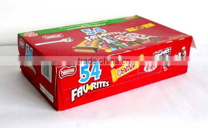 tear open for candy packaging box