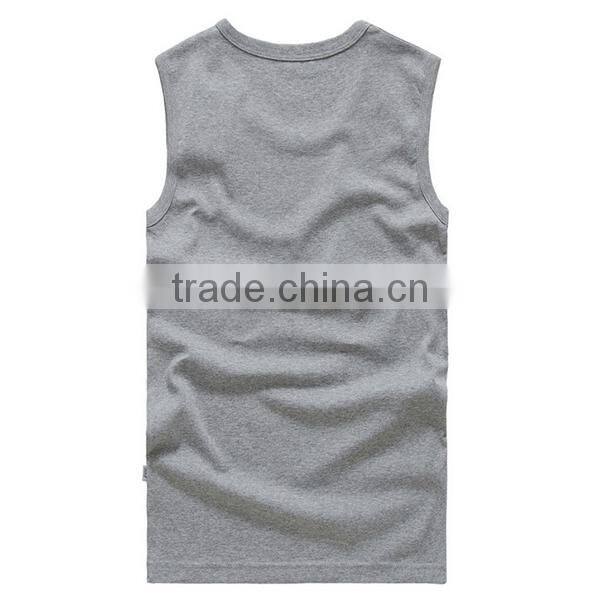 Boys Sleeveless Custom Bodybuilding Stringer Cheap Vests Price