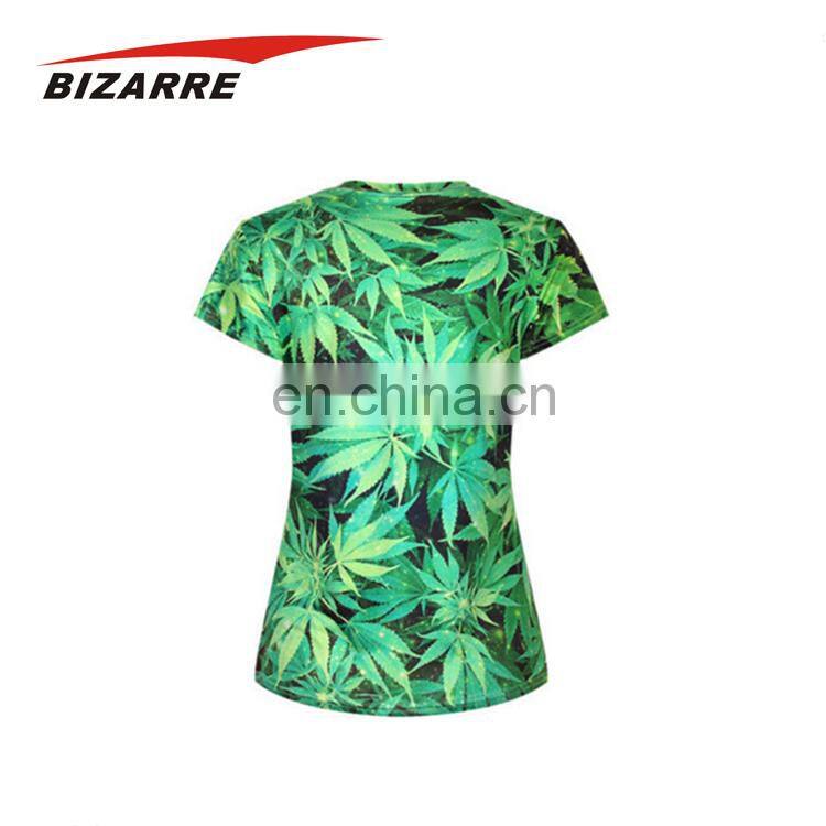 OEM 2017 Polyester Printed Custom Tshirt