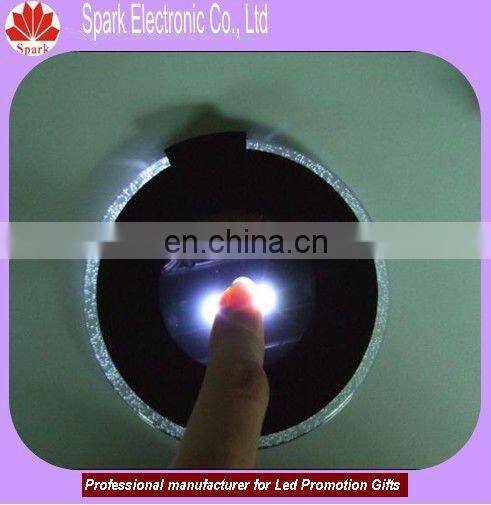 glow in the dark led coaster