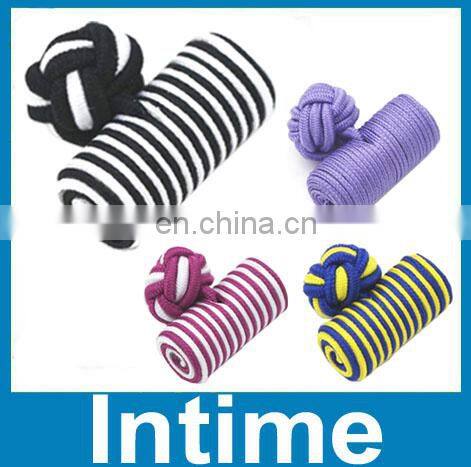 2013 multicolor silk knot cufflinks