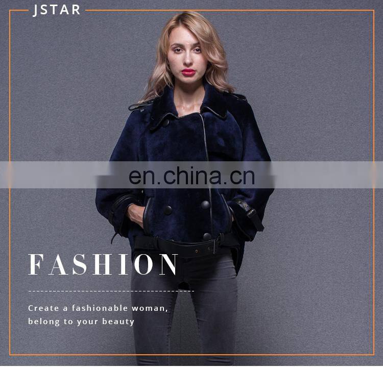 Winter Fashion Lamb Skin Fur Coats Double Face Sheepskin Fur Jacket