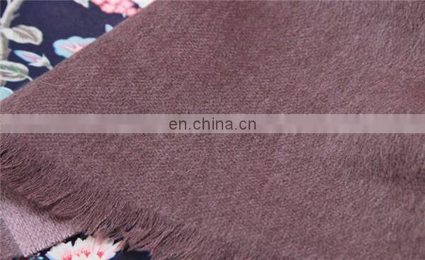 inner mongolia women autumn winter warm woolen thick plain weave solid color pashmina shawl infinity cashmere scarf